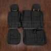 2012-2016 Ford Expedition SUV leather seat upholstery kit - Black - Rear seat upholstery