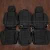 2012-2016 Ford Expedition aftermarket leather seat kit - Black - Middle row 40/20/40