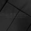 Perforated Combo section of backrest upholstery - Close-up
