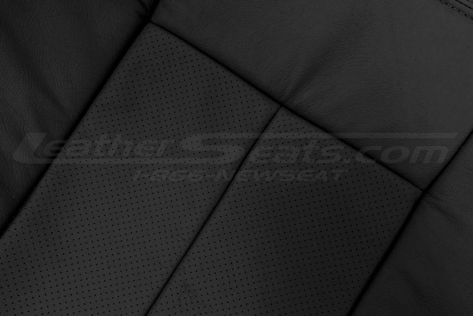 Perforated Combo section of backrest upholstery - Close-up