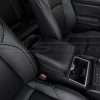 2024 Toyta Tacoma leather console lid cover upholstery in black leather - installed