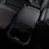 Side back view of 2024 Touta Tacoma leather console lid over