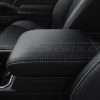 Tacoma Console Lid double-stitching close-up