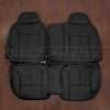 2004-2012 Chevrolet Colorado Ebony leather upholstery kit - Rear seat upholstery
