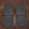 2004-2012 Chevrolet Colorado aftermarket leather upholstery - Graphite- OEM Pewter - Front seat upholstery