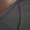 Matching Graphite stitching on graphite leather