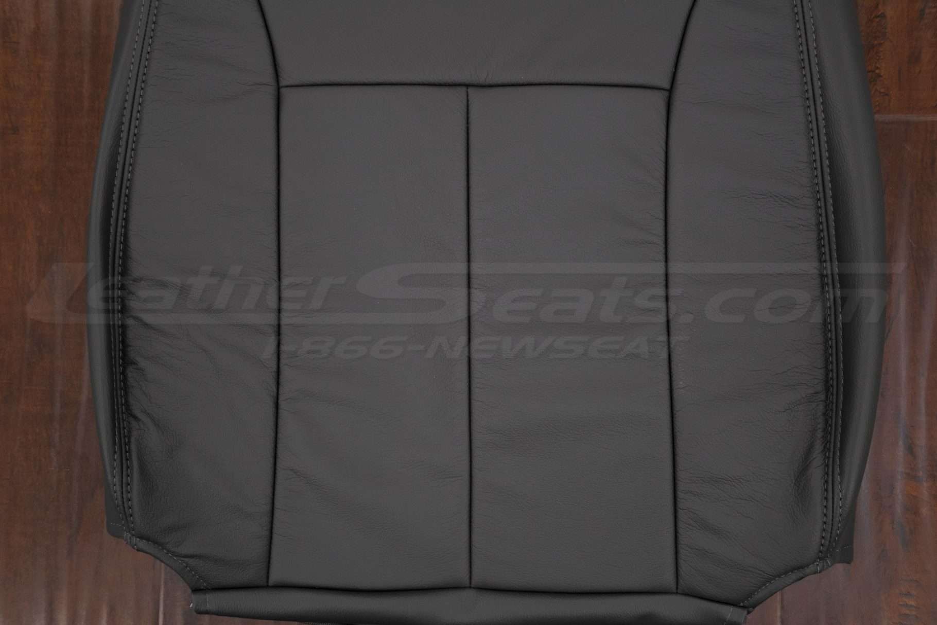Insert section of backrest leather texture