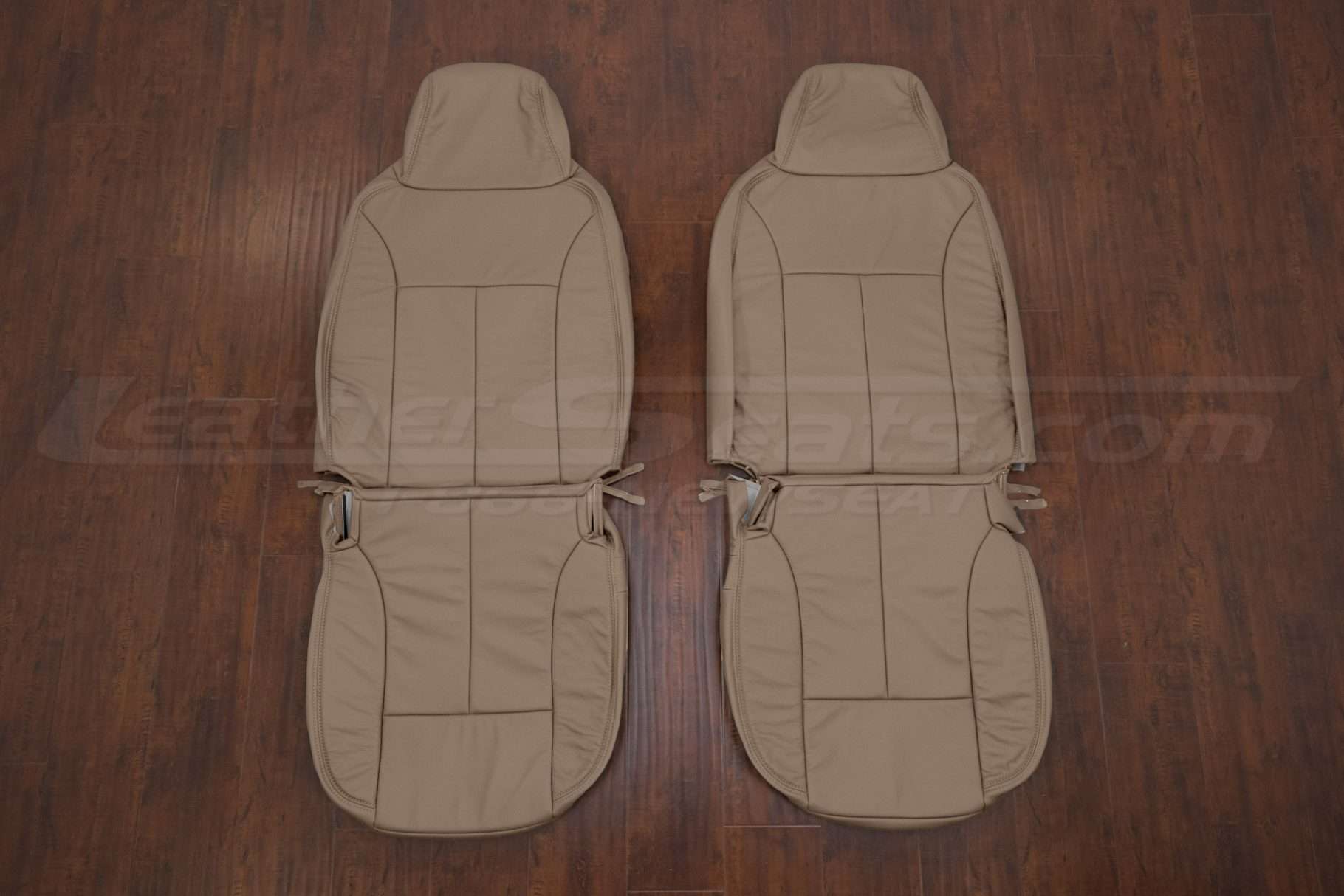 2004-2012 Chevy Colorado Light Cashmere leather seat upholstery - Sandstone - Front seat upholstery