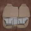 Chevy Colorado Sandstone rear seat upholstery flipped