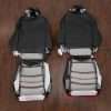 Front seat leather upholstery flipped