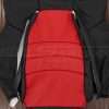 Bright Red perforated combo section of S2000 backrest upholstery