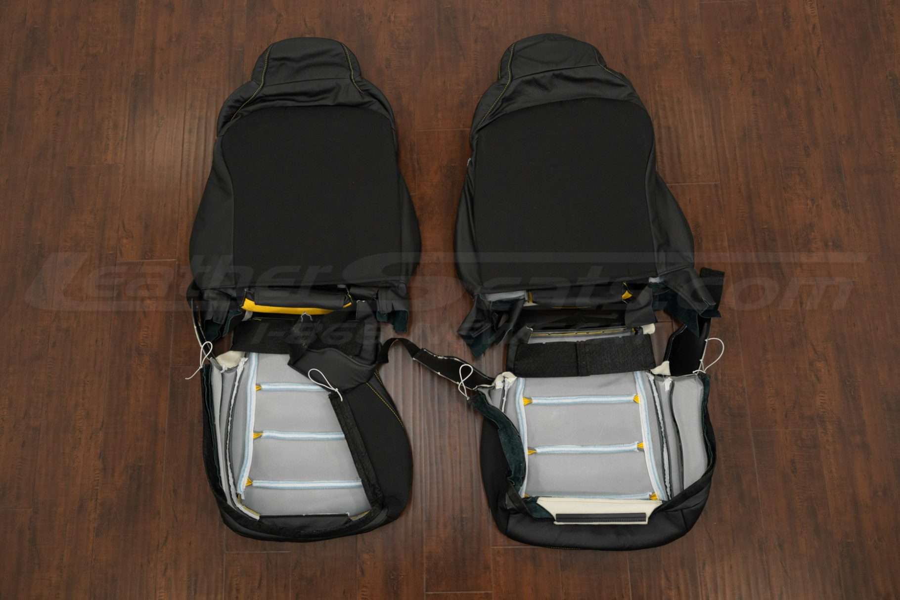 Front seat upholstery flipped - c6 corvette