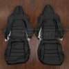 2006-2008 Honda S2000 Roadster leather seat interior kit - Black - Front seat upholstery