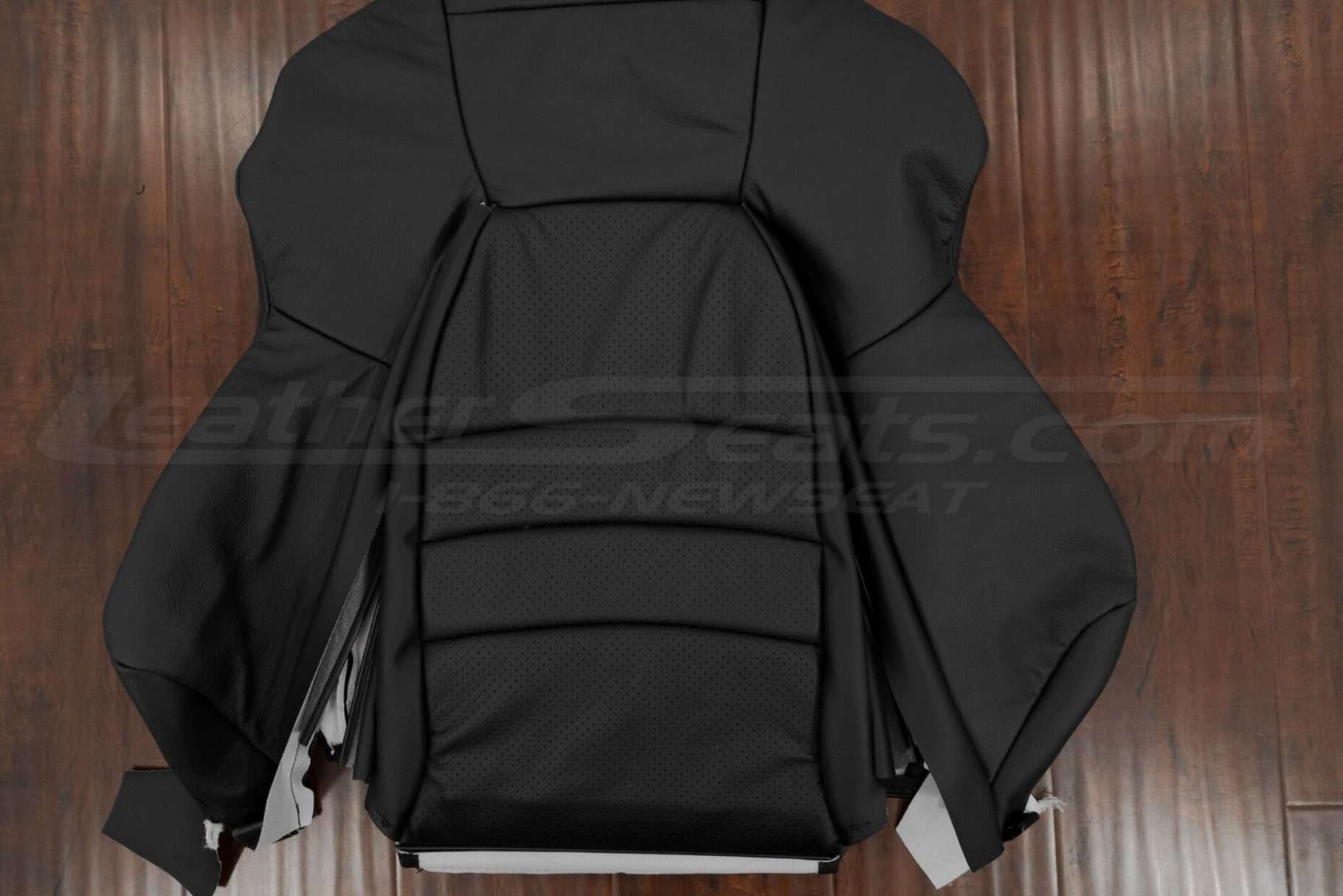 Perforated Combo/Body section of backrest close-up