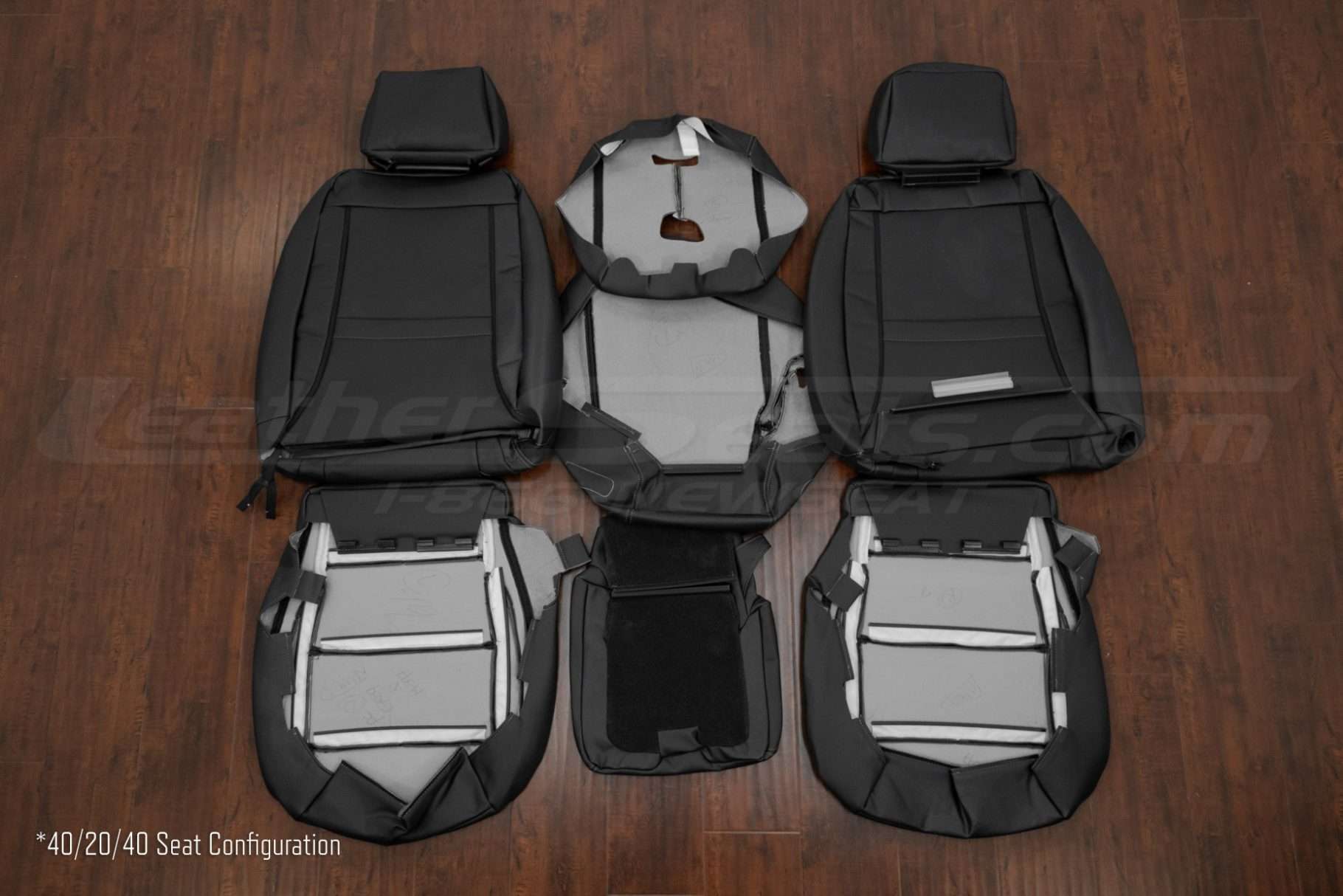 Front seat 40/20/40 uphosltery flipped