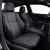 2012-2014 Dodge Charger Sedan with Aftermarket installed leather seats in Black with perforated Graphite body