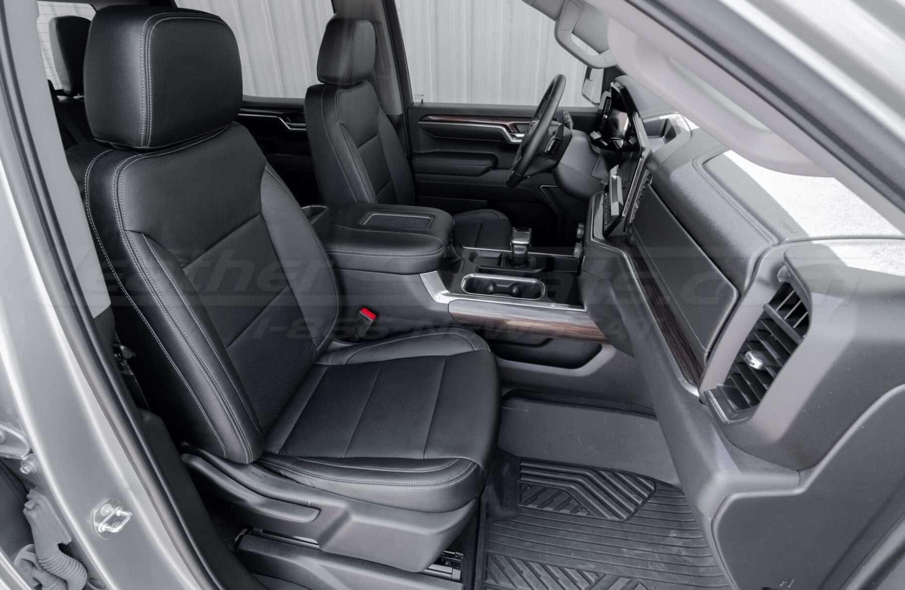 2019-2024 Chevrolet Silverado Leather seat Interior Kit - Back - Installed - Front passenger seat