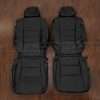 2011-2012 Honda Accord Sedan aftermarket leather upholstery kit -Black - front seat upholstery