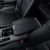 Black leather console lid cover for honda accord