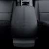 Top-down rear seat view of honda accord console lid upholstery
