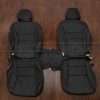 2013-2017 Honda Accord Sport aftermarket leather upholstery kit - Black - Front seat and console upholstery