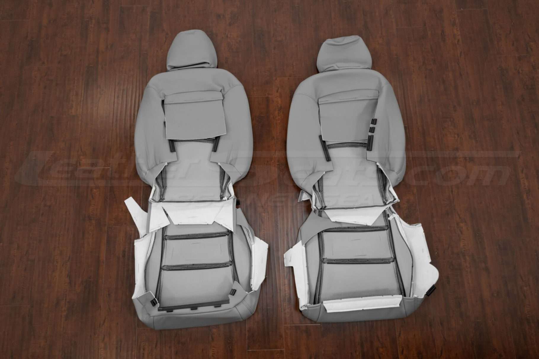 Front seat Honda Accord leather upholstery flipped
