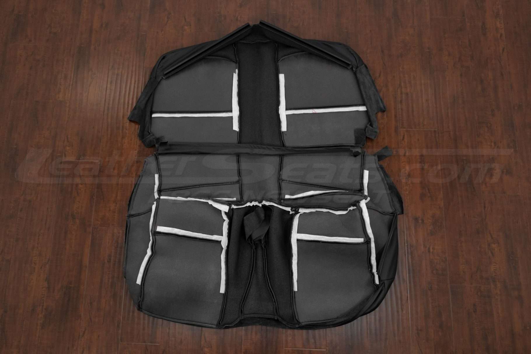 Rear seat toyota supra upholstey flipped