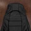 Headrest section of leaher backrest upholstery
