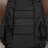Insert sction of leather backrest upholstery for Toyota Supra