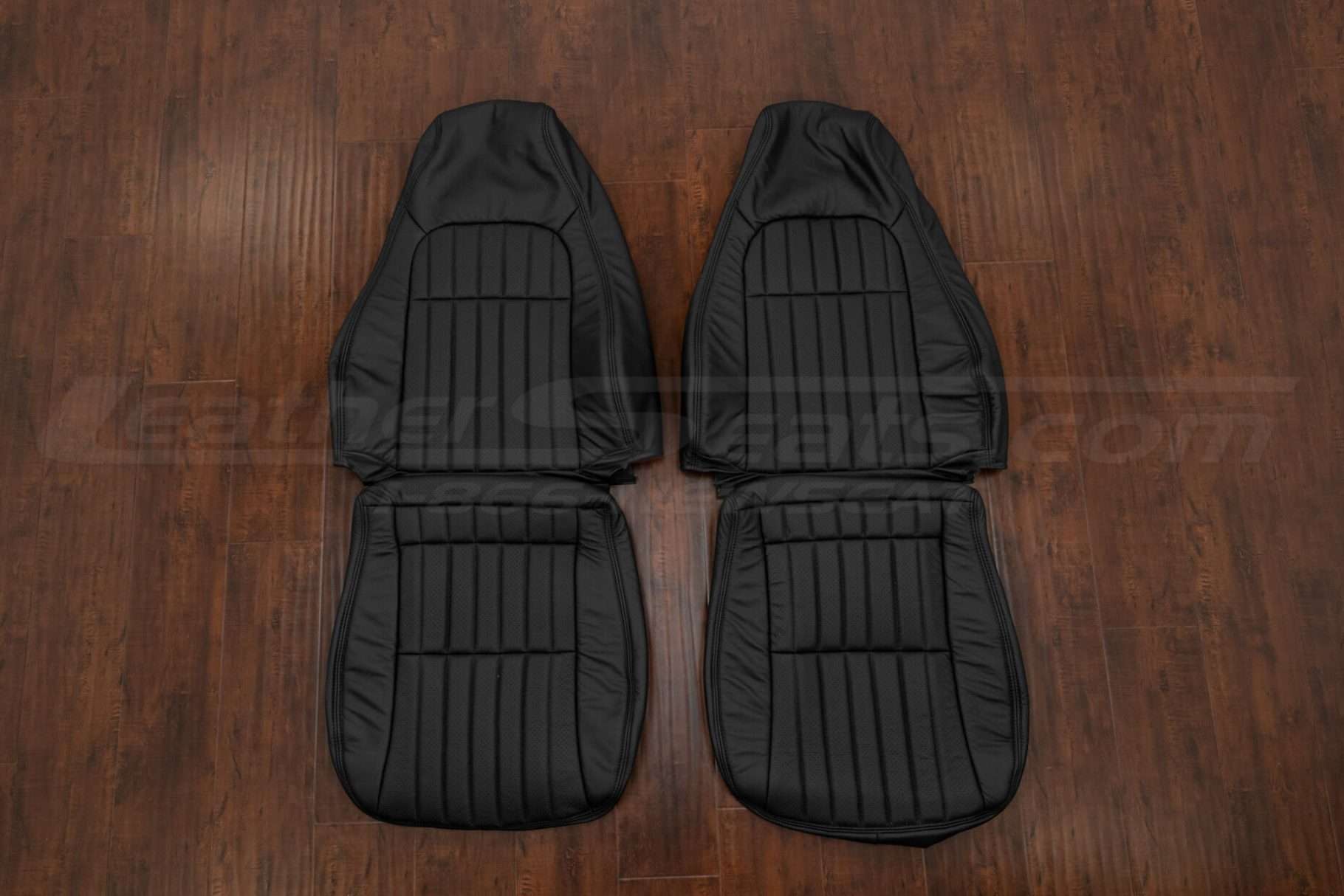 1998-2002 Chevrolet Camaro leather seat interior kit - Black - front seat upholstery