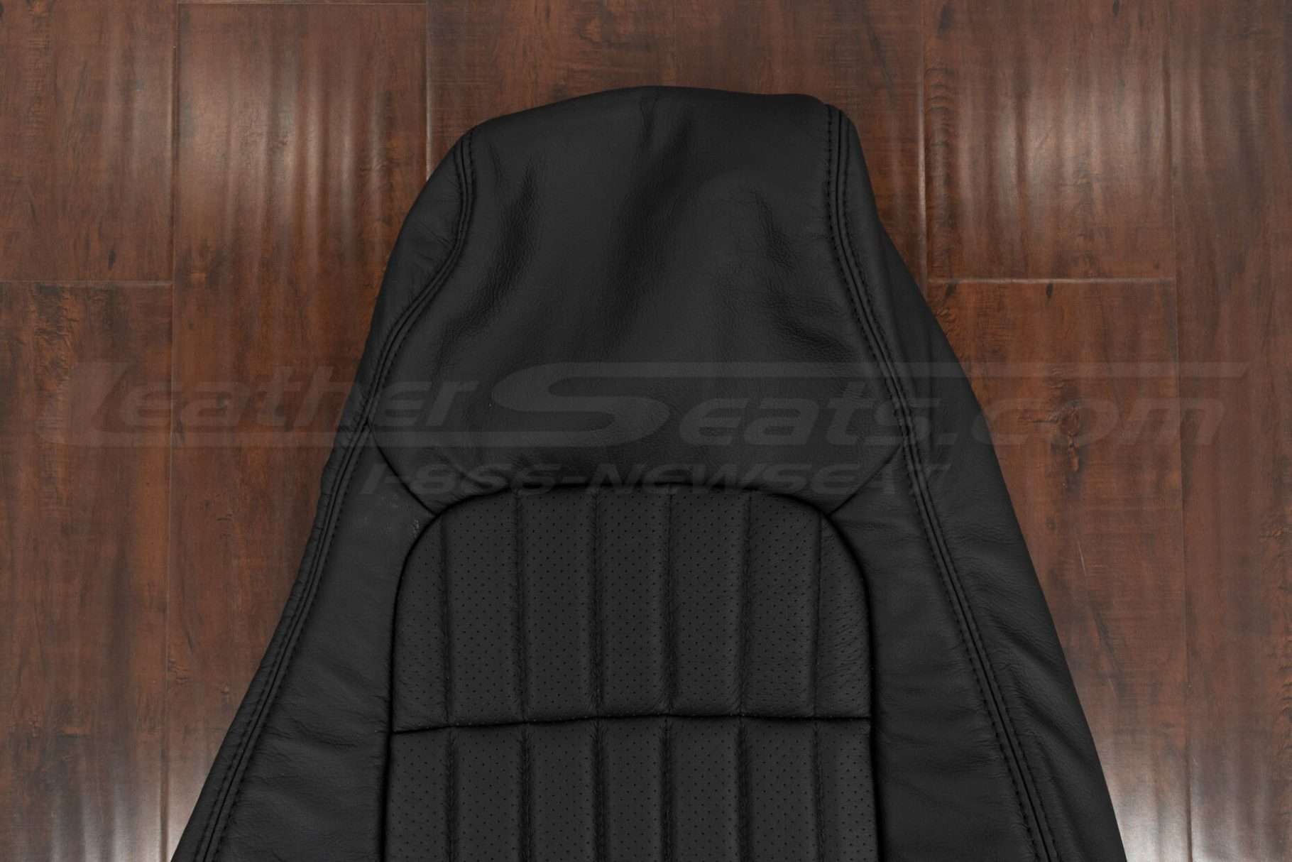 Headrest section of camaro backrest upholstery