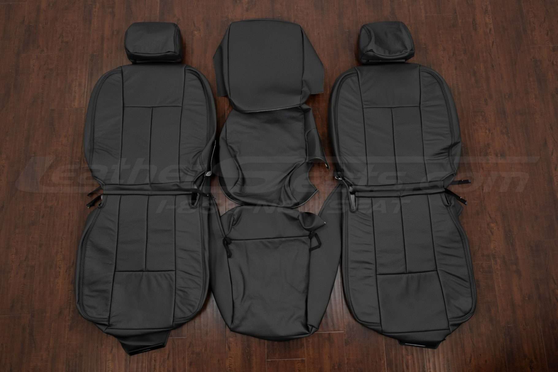 2002-2005 Dodge Ram leather seat interior kit - Front seat 40/20/40 - Dark Graphite leater