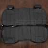 2002-2005 Dodge Ram Quad Cab Rear seat leather upholstery in Dark Graphite