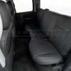 Dodge Ram Quad Cab with aftermarket linstalled leather seats - Dark Graphite - Rear seats from driver side
