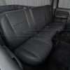 2002-2005 Dodge Ram Quad Cab with aftermarket Dark Graphite leather seats- installed - rear seats from passenger side