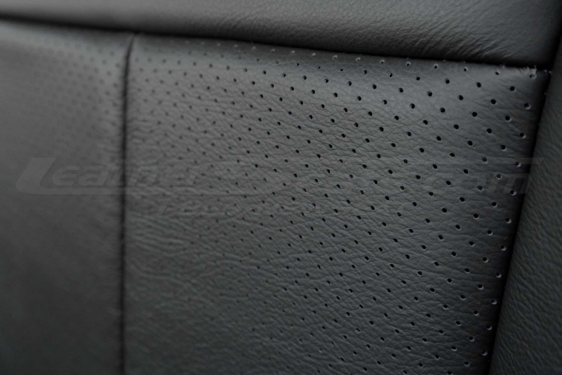 Dark Graphite perforated inserts - close-up