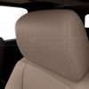 Leather Sandstone/Camel headrest close-up