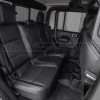 Installed rear black leather seats for Jeep Gladiator