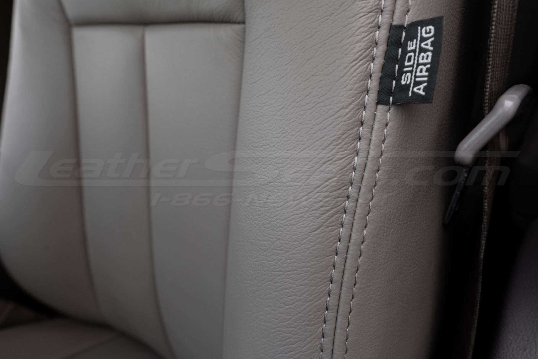 Matching Puddy/Stone double-stitching on Puddy leather