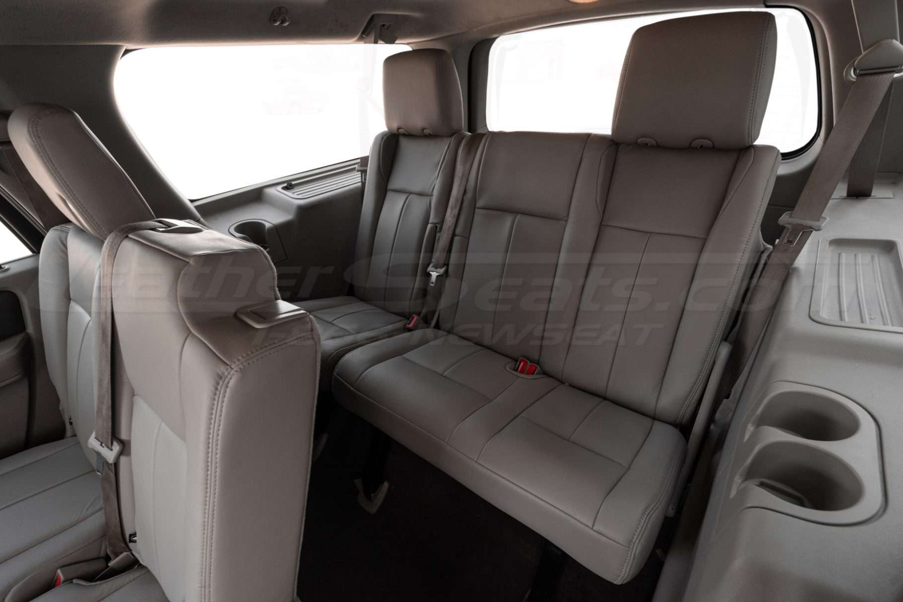 Ford Expedition 3rd row installed leather seats from driver side