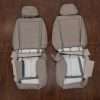 Front seat leather upholstery kit flipped