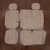 Ford Expedition third row leather upholstery in camel/sandstone