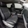 Front passenger seat of Toyota Tundra with installed two-tone leather seats