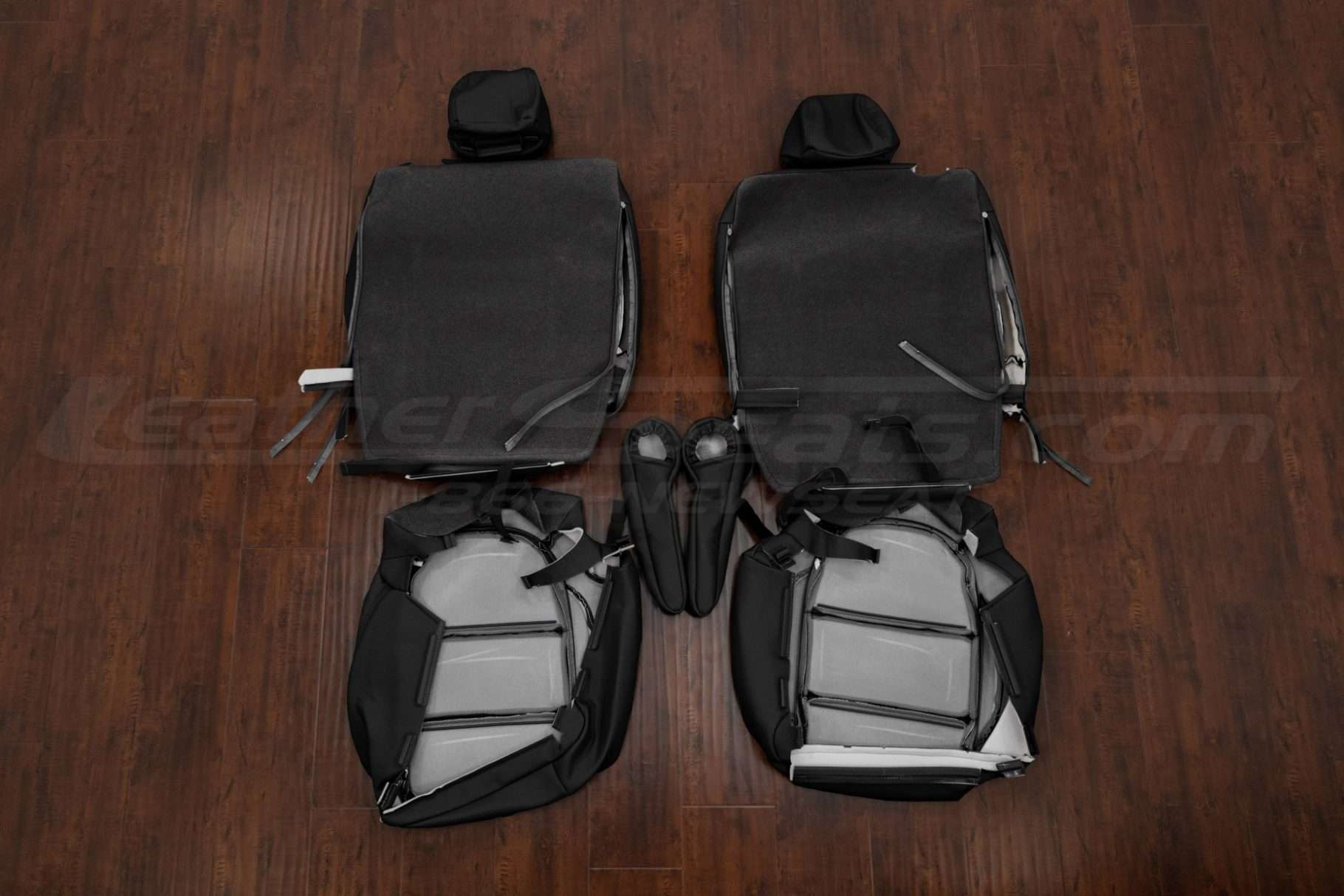 Middle row and armrest upholstery flipped