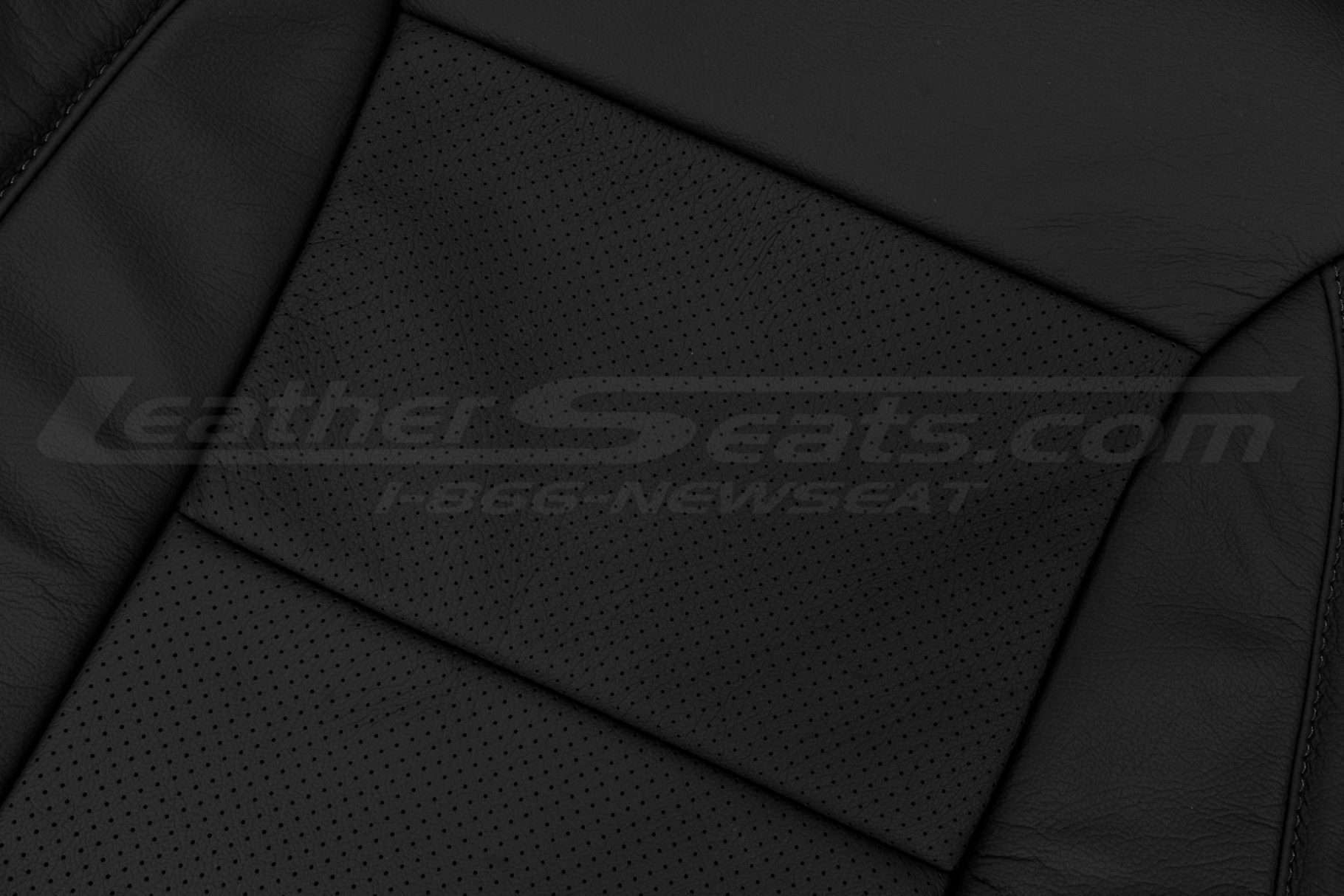 Perforated combo section close-up