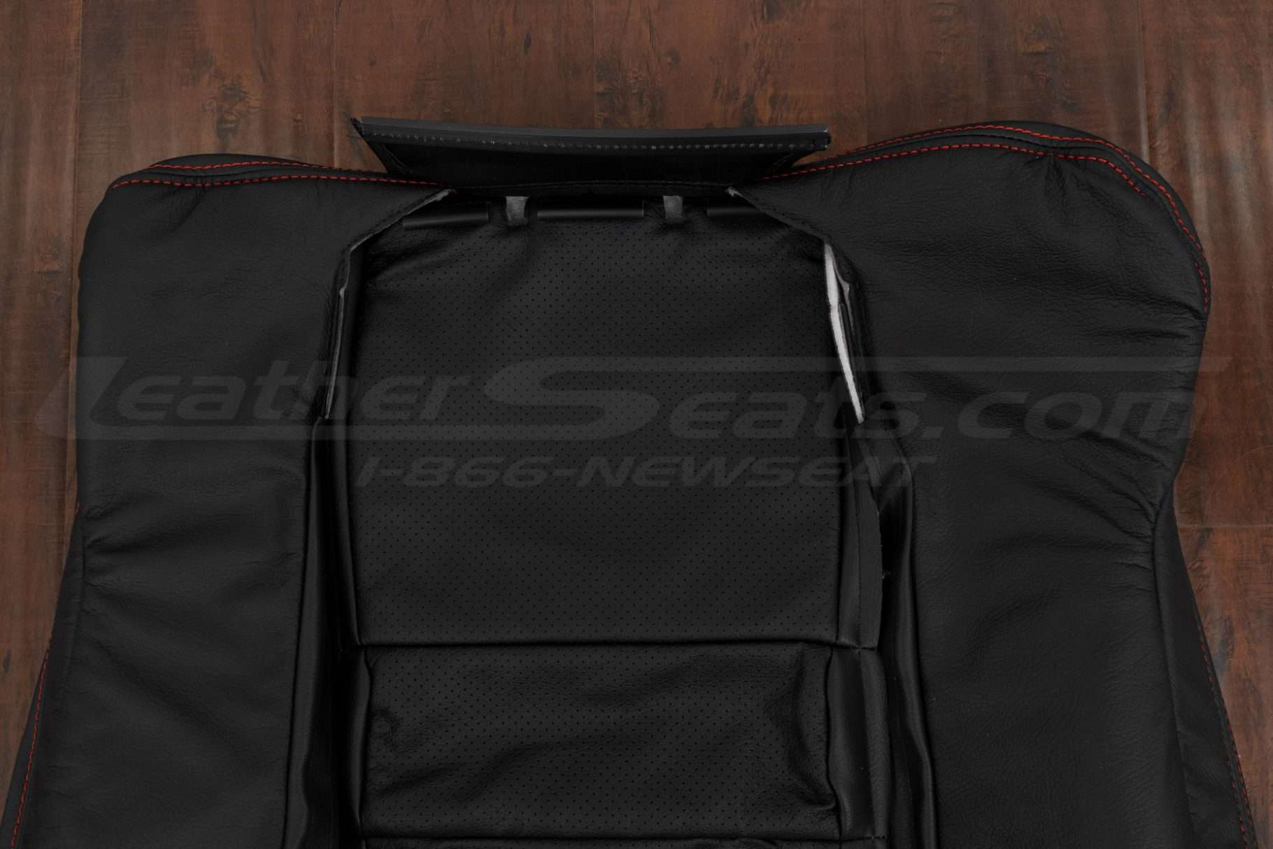 Upper section of NSX leather backrest upholstery