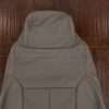 Upper section of leather backrest upholstery in slate