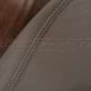 Matching slate double-stitching on slate leather
