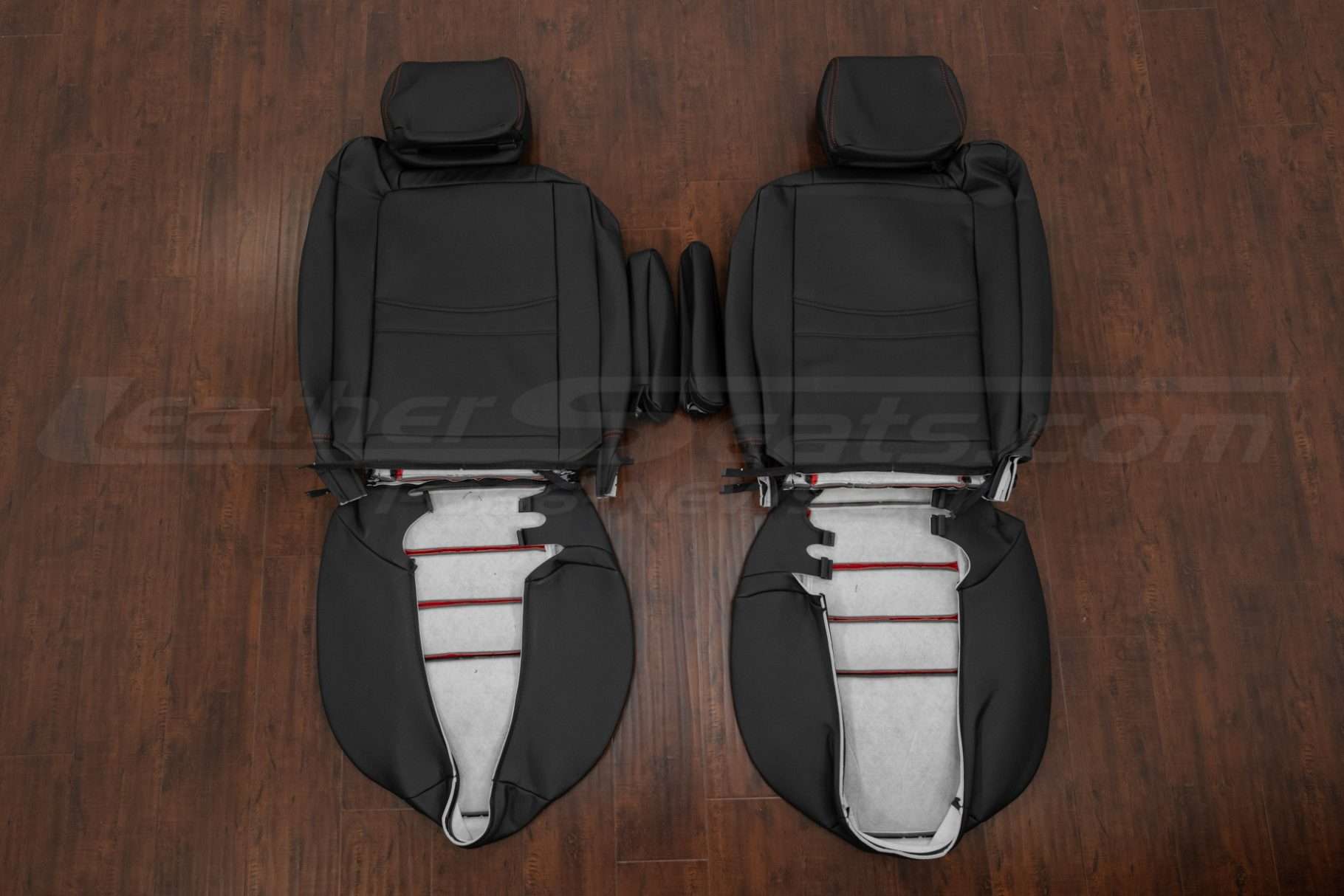 Hummer front seat upholstery flipped