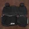 Middle Row leather upholstery flipped